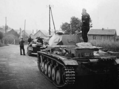 Panzer II number 132