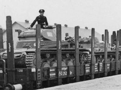 Panzer II rail transport
