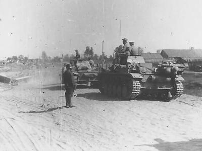 Panzer II tanks Brjansk eastern front