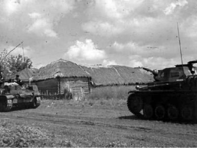 Panzer II tanks in Russia