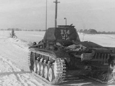Panzer II with Number II14