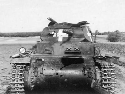 destroyed Panzer II Poland 1939