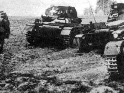 destroyed Panzer II tanks Poland 1939