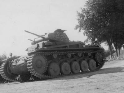 german light tank Panzer II 1939