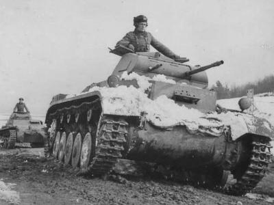 german light tank Panzer II 1940