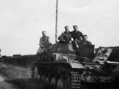 german light tank Panzer II France