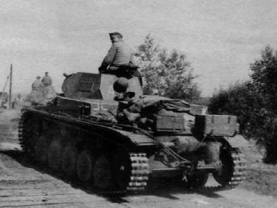 german light tank Panzer II Russia