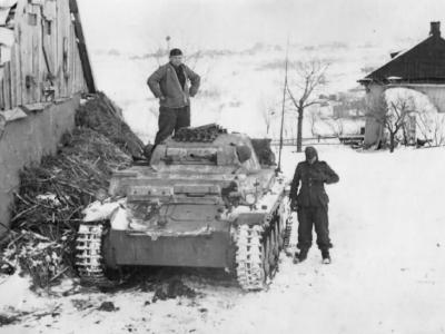german light tank Panzer II in Russia