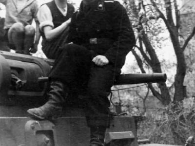 German tank Panzer 3 front