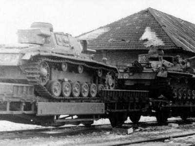 Panzer 3 rail transport