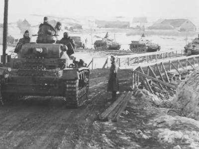 Panzer 3 tanks winter