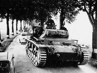 Panzer III of the 6. Panzer-Division France