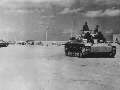 Panzer III in north afrika DAK