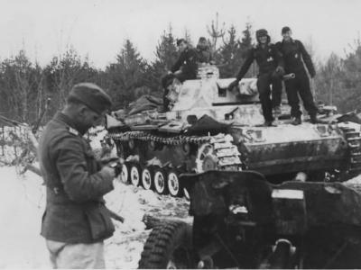 Panzer III winter camouflage