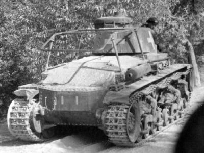 Befehlspanzer 35(t) 1939 – rear view