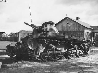 Abandoned Panzer 35(t) Wola Gulowska Poland 1939
