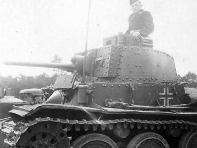 German tank Panzer 38(t)