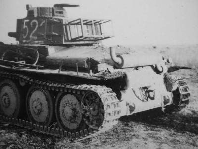 Panzer 38t turret number 521