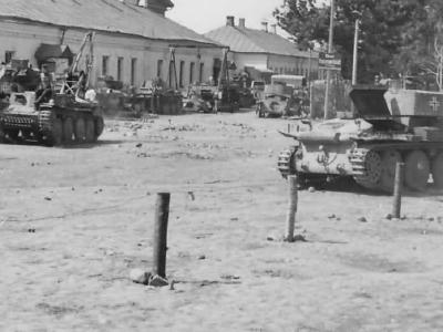Panzer 38(t) tank 1941 near Stalingrad