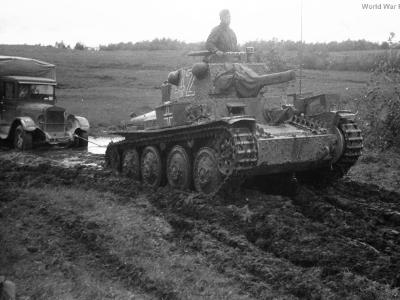 Panzer 38t 442 of the 7 Panzer Division