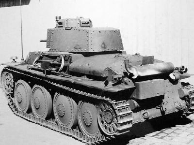 Panzer 38(t) Ausf. E-F rear view