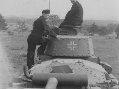 Panzer 38t rear view