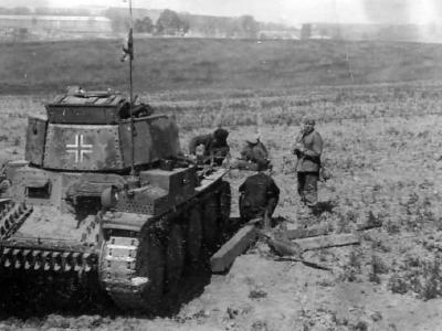 PzKpfw 38t tank of the 7th Panzer Division