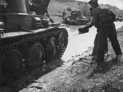 german Panzer 38t tank