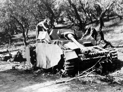 Destroyed Panzer Ausf H Italy 1944