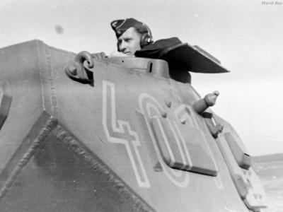 Panzer IV code 401 of the Panzerregiment 35