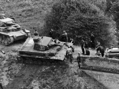 Panzer IV Ausf D of the of the 7. Panzer-Division 1940