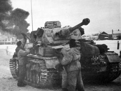 Panzer IV Ausf G Winterketten Ostfront 1943