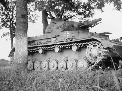 Panzer IV D 422 of the 4. Panzer-Division