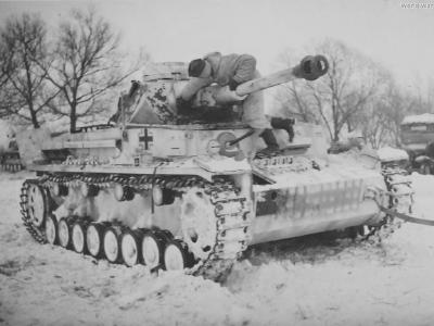 Panzer IV G of the 20. Panzer-Division, Winter
