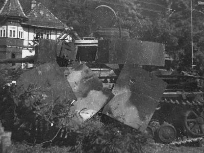 Destroyed Panzer IV Ausf H 1945
