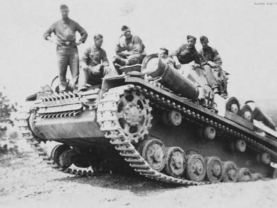 Panzer IV powered by Stadtgas cylinders