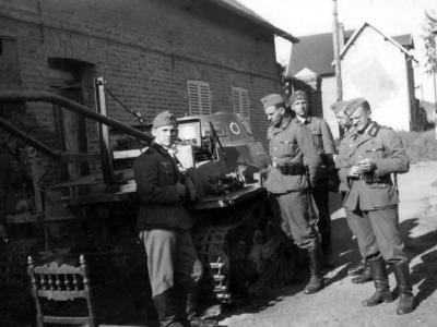 Ladungsleger Panzer I Fahrgestell