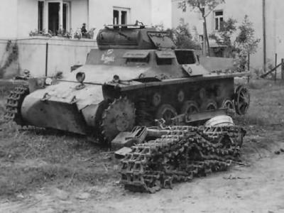 Panzer I destroyed