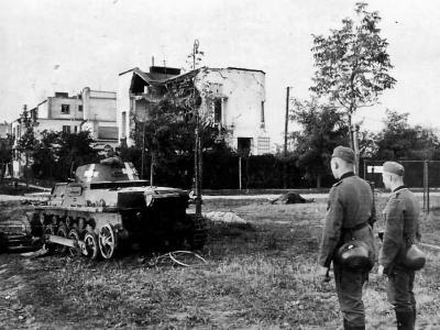 Panzer I destroyed in Poland 1939