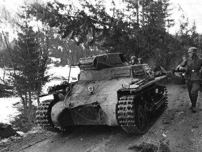 Panzer I tank in Norway 1940