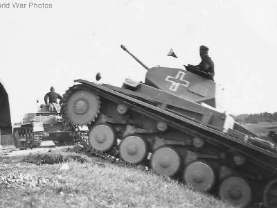 Panzer II of the 3 Panzer Division, Zambrow 1939