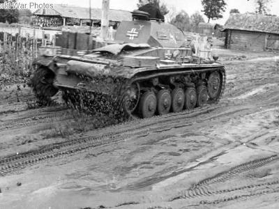 Panzer II of the 7. Panzer-Division