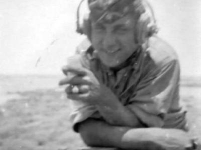 Afrika Korps soldier and Panzer III DAK