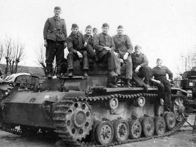 Damaged Panzer III France