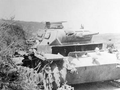 Destroyed Panzer III kurz