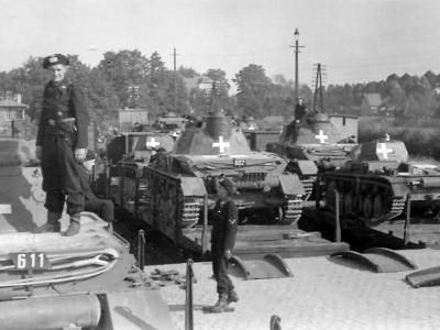Panzer III and II Poland 1939
