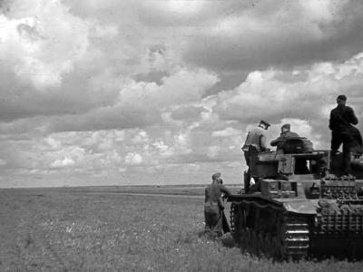 Panzer III in the Russian Steppe