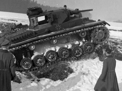 Panzer III tank during field trials 2