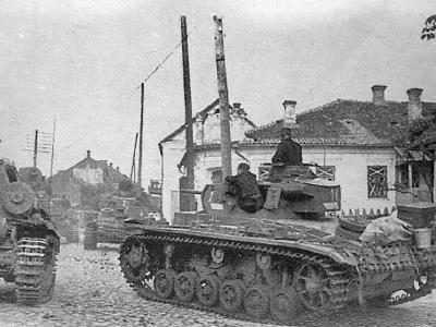 Panzer III tanks during the Operation Barbarossa 1941