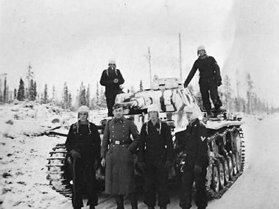Panzer III winter camo